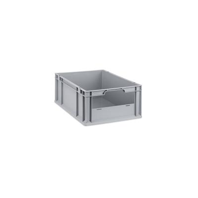 PROREGAL Eurobox NextGen Insight | HxBxT 22x40x60cm | 44 Liter | Front offen | Eurobehälter, Transportbox, Transportbehälter, Stapelbehälter Image