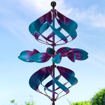 Sweet Dance Vertical Wind Spinner Multi Cool , Multi Cool