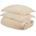 Latitude Run® 100% Cotton 300 TC Modern & Contemporary 3 Piece Duvet Cover Set Cotton Sateen in White | Full/Queen | Wayfair