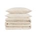 Eider & Ivory™ Ressington Egyptian-Quality Cotton 3 Piece Duvet Cover Set in White | Queen Duvet Cover + 2 Standard Shams | Wayfair