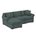 Blue/Brown/Gray Sectional - Winston Porter Star 101" Wide Sofa & Chaise | 30 H x 101 W x 63 D in | Wayfair 00530B22934545B689DAF33384799340