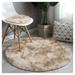 SIZHINAI Soft Area Rug Fluffy Round Rug Shaggy Circular Rug For Bedroom Living Room Home Decor New