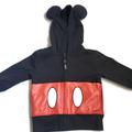 Disney Jackets & Coats | Disney Mickey Mouse Hoodie Size 2t Boys Or Girls | Color: Black/Red | Size: 2tb