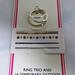 Nine West Jewelry | Nine West 3 Band Band / Ring Set White & Gold Plate Nwt | Color: Gold/Silver | Size: 7