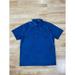 Under Armour Shirts | Mens Under Armour Short Sleeve Polo Shirt Heatgear Blue Green Size Large | Color: Blue | Size: L