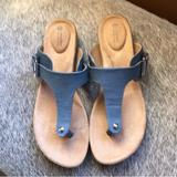 Giani Bernini Shoes | Like New Giani Bernini Rivver Sandal Memory Foam Heel Slate Blue Color 8 | Color: Blue/Gray | Size: 8