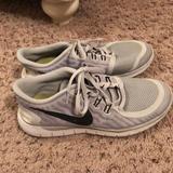 Nike Shoes | Nike Free 5.0 Running Shoes Size 8.5 Women's Great Condition Gray Size 8.5 Women | Color: Gray/White | Size: 8.5