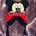 Disney Accessories | Mickey Mouse Beanie, Disney Euc, Large Size Not A Small Size For Boys Or Girls | Color: Black/Red | Size: Osb