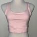 American Eagle Outfitters Tops | American Eagle Crop Top Sports Bra Tank Belly Shirt Gym Yoga Athletic Pink L | Color: Pink | Size: L