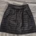 Burberry Skirts | Burberry Brit Tweed Mini Skirt | Color: Black/White | Size: 2