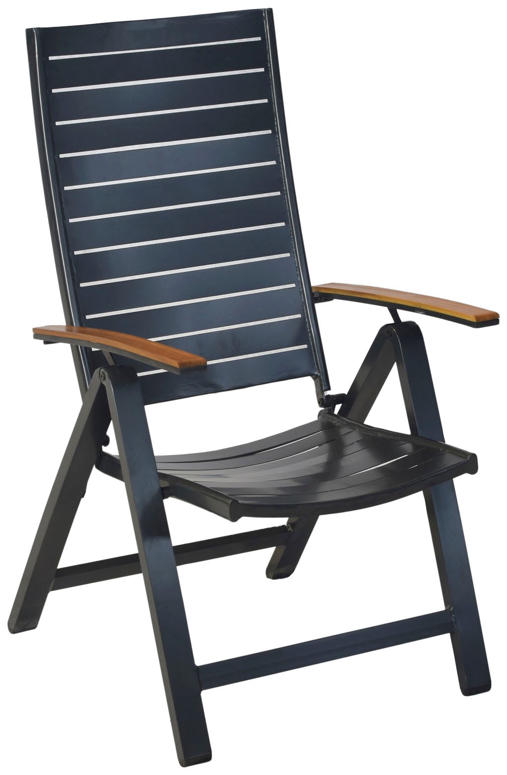 Gartensessel MERXX "Astros", grau (graphit), B:60cm H:114cm T:67,5cm, Sessel