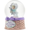 Precious Moments You’re Some Bunny Special Musical Snow Globe Resin in Indigo/Orange/White | 5.46 H x 3.9 W x 3.9 D in | Wayfair 222101