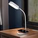 OttLite Inspire LED Desk Lamp w/ Wireless Charging Flexible Neck, Dimmable & Night Light Feature Plastic in White | 18 H x 7.4 W x 3.9 D in | Wayfair