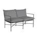 Summer Classics Italia 52" Wide Outdoor Loveseat w/ Cushions Sunbrella® Fabric Included | 32.75 H x 52 W x 30.75 D in | Wayfair 5346111+C8486101N