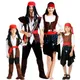 Pirate Gelfor Cosplay pour adultes et enfants vêtements Sea Rover fête d'Halloween garçons