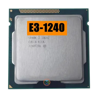 E3-1240 Xeon E3 1240 3.3 GHz facades-Lecture Core-Processeur CPU Thread 8M 80W LGA 1155