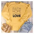 Sweat-shirt chrétien graphique Faith Manucure and Love sweats à capuche décontractés unisexes Faith