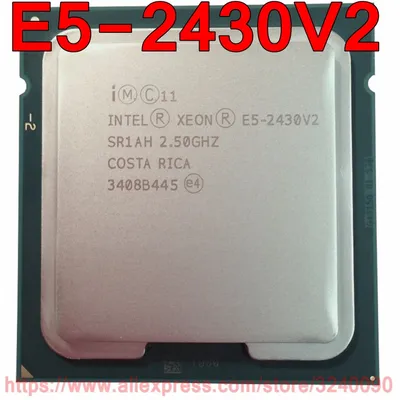 Processeur Intel Xeon E5-2430V2 SR1AH 2.5GHz 6 cœurs 15M LGA1356 E5-2430 V2 E5 2430V2