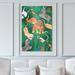 Bungalow Rose "Rainforest Playtime", Colorful Rainforest Wild Animals Tropical Green Canvas Wall Art Print For Baby Boy Room Canvas | Wayfair