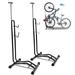 WFX Utility™ Lugowe Freestanding Bike Rack Metal in Black | 28 H x 14 W x 22 D in | Wayfair 92CF22CC77B146259C126E33949BC91D