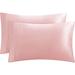 Everly Quinn Pillowcase Microfiber/Polyester/Silk/Satin in Pink | Wayfair ED3AA2B52EC74C50AB8AD2DA7B577CF5