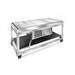 Eastern Tabletop ST5987FT Rectangular Chafer Stand - 66"L X 31"W x 36"H, Stainless Steel