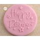 Happy Retirement Stars Debosser/Embosser/Fondant Stamp