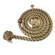 24mm Natural Jute Bannister Handrail Stair Rope x 12 FT c/w 4 Copper Fittings
