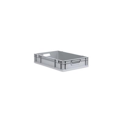 PROREGAL Eurobox NextGen Grip | HxBxT 12x40x60cm | 23 Liter | Griffe offen | Glatter Boden | Eurobehälter, Transportbox, Transportbehälter Image