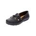 Extra Wide Width Women's The Ridley Flat by Comfortview in Black (Size 9 WW)