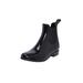 Wide Width Women's The Uma Rain Boot by Comfortview in Black (Size 10 W)