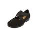 Women's The Stacia Mary Jane Flat by Comfortview in Black (Size 10 M)