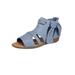 Extra Wide Width Women's The Annika Shootie by Comfortview in Chambray (Size 7 1/2 WW)