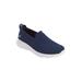 Women's The Go Walk Joy Slip On Sneaker by Skechers in Navy Medium (Size 8 1/2 M)