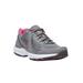 Wide Width Women's Dash 3 Sneakers by Ryka® in Grey Pink (Size 9 1/2 W)