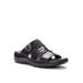Wide Width Women's Gertie Sandals by Propet in Black (Size 7 W)