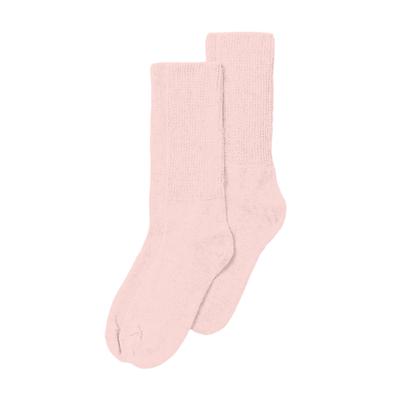 Plus Size Women's 2-Pack Open Weave Extra Wide Socks by Comfort Choice in Shell Pink (Size 1X) Tights