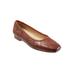 Women's Hanny Flats by Trotters in Luggage (Size 8 1/2 M)