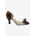 Wide Width Women's Cupcake Pump by Bellini in Black Floral (Size 11 W)