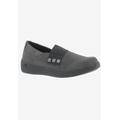 Women's Posy Flat by Drew in Black Canvas (Size 7 M)