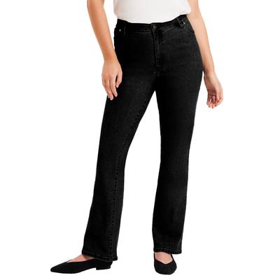 Plus Size Women's June Fit Bootcut Jeans by June+Vie in Black (Size 20 W)