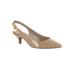 Women's Faye Pumps by Easy Street® in Nude Patent (Size 7 M)