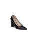 Women's Palma Pump by Franco Sarto in Black Leather (Size 8 1/2 M)