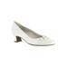 Women's Waive Pump by Easy Street® in White (Size 5 1/2 M)