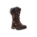 Wide Width Women's Peri Cold Weather Boot by Propet in Brown Quilt (Size 7 W)