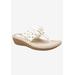Women's Cynthia Sandal by Cliffs in White Smooth (Size 8 M)