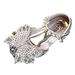 Slide on Sandals Girls Fashion Spring And Summer Girls Sandals Dress Performance Dance Shoes Mesh Rhinestone Butterfly Pearl Belt Buckle