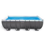 Intex 18ft X 9ft X 52in Rectangular Ultra Frame Pool Set