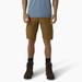 Dickies Men's Flex Cooling Regular Fit Cargo Shorts, 11" - Brown Duck Size 34 (SR607)