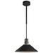 Henry 14.4" Coastal Black Short Outdoor Pendant